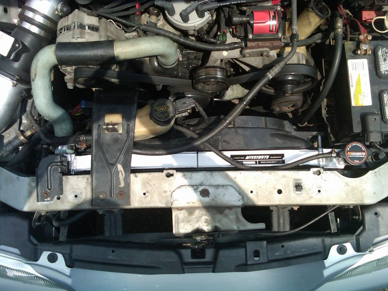 Mishimoto Bracketed Aluminum Radiator - 1994-1995 Ford Mustang MMRAD-MUS-94B Photo - Mounted