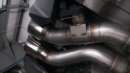 Stainless Works 2016-18 Cadillac CTS-V Sedan Catback System Resonated X-Pipe Dual-Mode Mufflers CTSV16CB CTSV16CB User 7