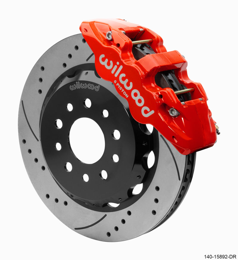 Wilwood AERO6 Front Hat Kit 14.00 Red 2018-Up Jeep JL SRP w/Lines 140-15892-DR 140-15892-DR User 1