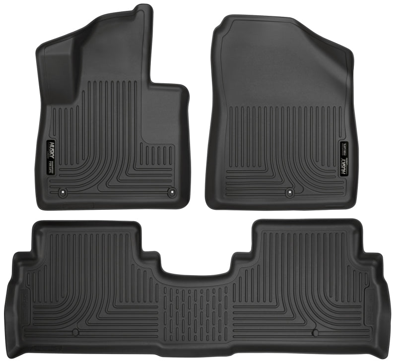 Husky Liners 2016 Kia Sorento WeatherBeater Combo Black Floor Liners (3pc) 98691 Photo - Primary