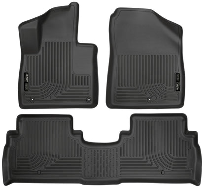 Husky Liners 2016 Kia Sorento WeatherBeater Combo Black Floor Liners (3pc) 98691 Photo - Primary