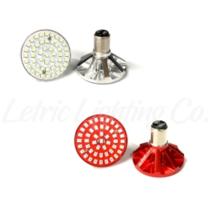 Letric Lighting Premium Front Rear Turn Signal Combot Kit - White/ Amber & Red/Red LLC-PPBK