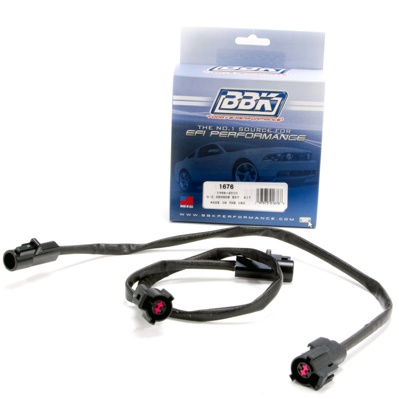 BBK Performance 86-10 Ford BBK O2 Sensor 4 Wire Harness Extensions (2) 1676 Photo - Primary
