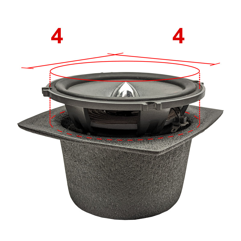 DEI Speaker Baffles Round 4in DSN50311 50311 Photo - Unmounted