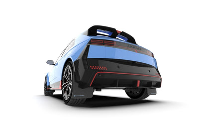 Rally Armor 2025+ Hyundai Ioniq 5 N Black Mud Flap w/ Light Blue Logo MF117-UR-BLK-PBL MF117-UR-BLK-PBL User 1