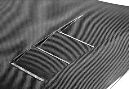 Seibon 12-13 Honda Civic 2dr TS-Style Carbon Fiber Hood HD1213HDCV2D-TS HD1213HDCV2D-TS Photo - Primary