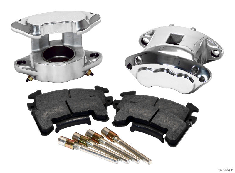 Wilwood D154 Front Caliper Kit -Polished 2.50in Piston 1.04in Rotor 140-12097-P 140-12097-P Photo - Primary