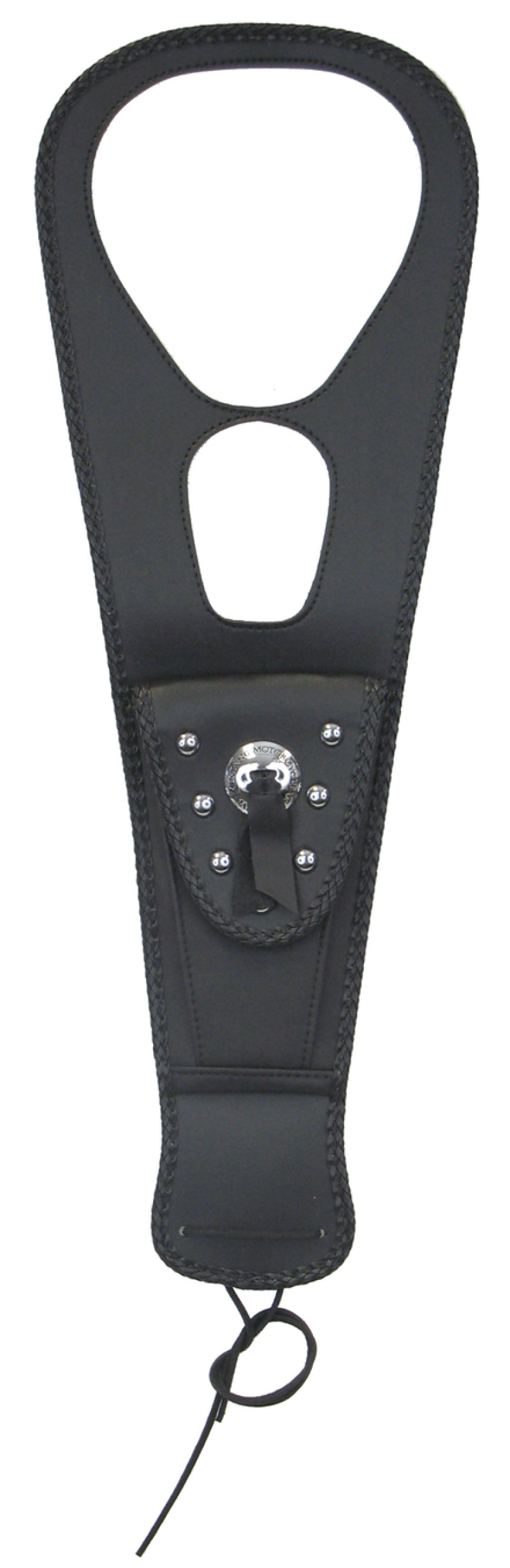 Mustang Motorcycle Mustang 02-08 Honda VTX1800 Cruiser Tank Bib w/Studs- Black 93321 93321 Photo - Primary