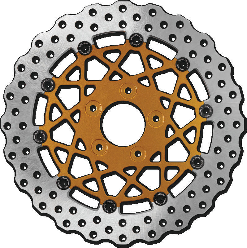 Performance Machine Disc/Carr Speedstar 11.8in x .20 FF No O/S Fr - Gold Ano 0133-1809S-G 0133-1809S-G Photo - Primary