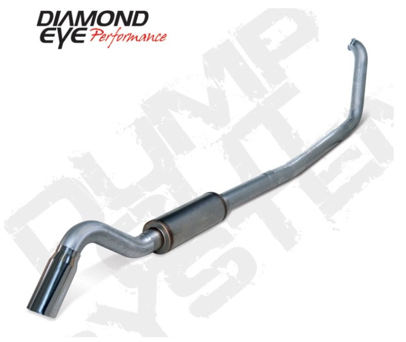 Diamond Eye Performance Diamond Eye KIT 4in TB SGL SS: TURN DOWN 00-03 FORD 7.3L F250/F350 K4319S-TD