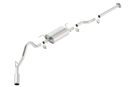 Borla 05-12 Toyota Tacoma 4.0L AT/MT 2/4WD CC/SH  EC/LB 2&4Dr Catback Exhaust 140160 140160 Photo - Primary