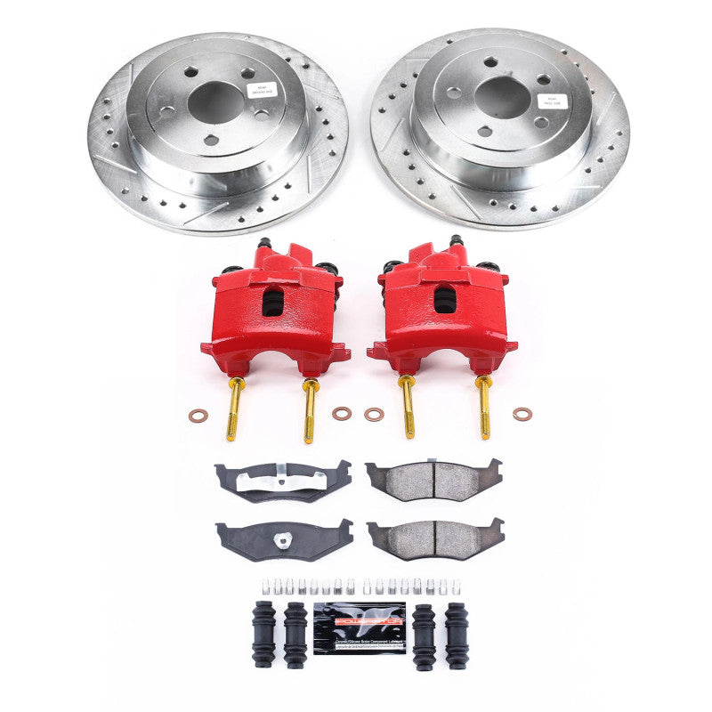 PowerStop Power Stop 01-06 Dodge Stratus Rear Z23 Evolution Kit w/Calipers KC1687A KC1687A Photo - Primary