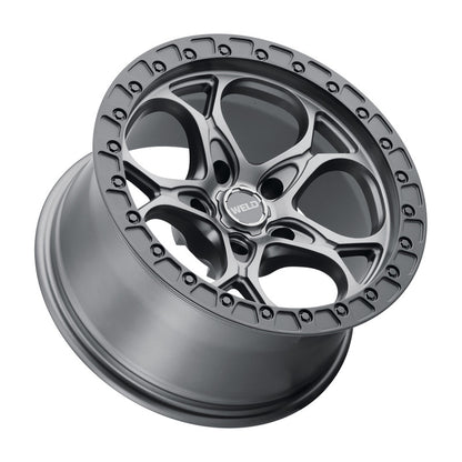 Weld Off-Road W107 17X9.0 Ledge 5X127 ET00 BS5.00 Satin Gun 71.5 W10779075500 W10779075500 Photo - Primary