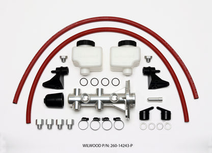 Wilwood Tandem Remote Master Cylinder 260-14243-P Photo - Primary
