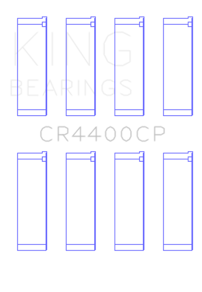 King Engine Bearings Honda R16A/R18A 2006- Current (Size +0.25mm) Connecting Rod Bearing Set CR4400CP0.25 CR4400CP0.25 Photo - Primary