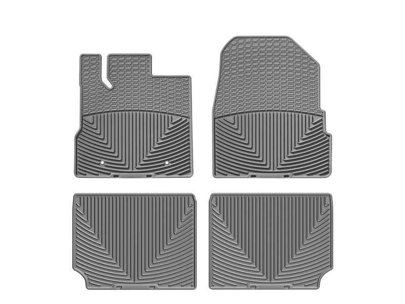 WeatherTech WT Rubber Mats - Front - Grey Floor Mats Floor Mats - Rubber main image