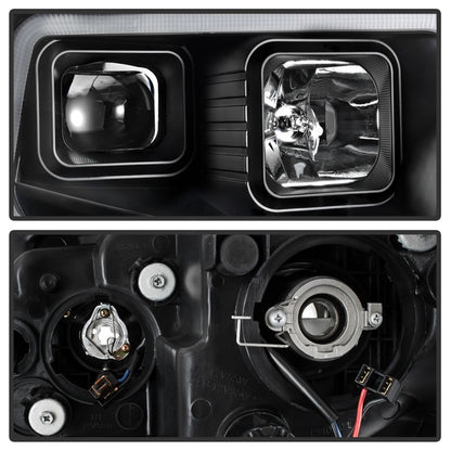 SPYDER xTune 14-17 Toyota Tundra DRL LED Light Bar Projector Headlights - Black (PRO-JH-TTU14-LB-BK) 9043024 9043024 Photo - Unmounted