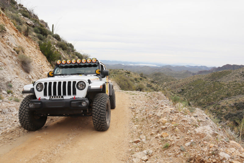 KC HiLiTES 6in. Round Soft Cover (Pair) - Black w/Yellow KC Logo 5102 5102 User 1