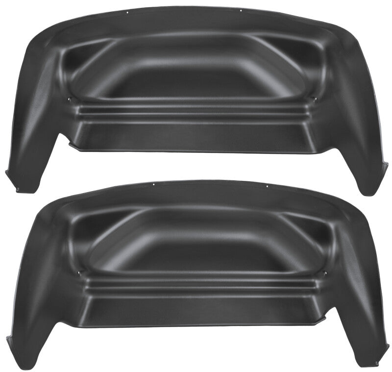 Husky Liners 07-13 Chevy/GMC Silverado/Sierra Black Rear Wheel Well Guards (2pc) 79001 Photo - Primary