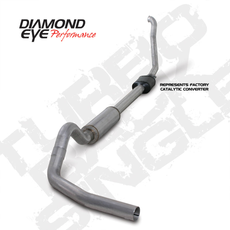 Diamond Eye Performance Diamond Eye KIT 4in TB SGL AL: 94-97 FORD 7.3L F250/F350 PWRSTROKE NFS W/ CARB EQUIV STDS K4306A K4306A Photo - Primary