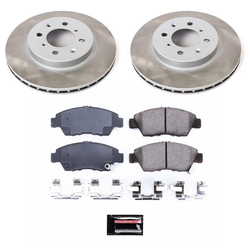 PowerStop Power Stop 07-08 Honda Fit Front Semi-Coated Rotor Kit SC694 SC694 Photo - Primary