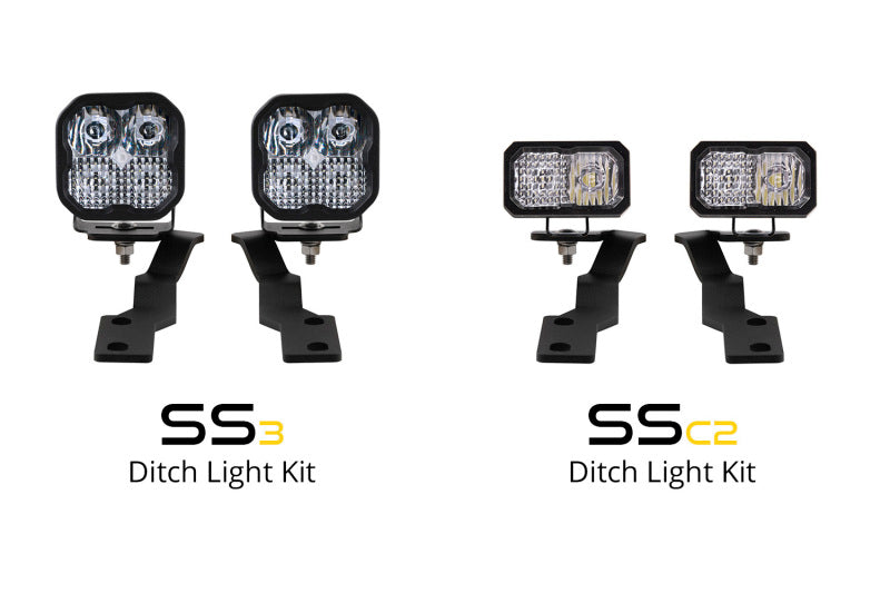 Diode Dynamics 16-21 Toyota Tacoma Sport SS3 LED Ditch Light Kit - White Combo DD6372 DD6372 User 6