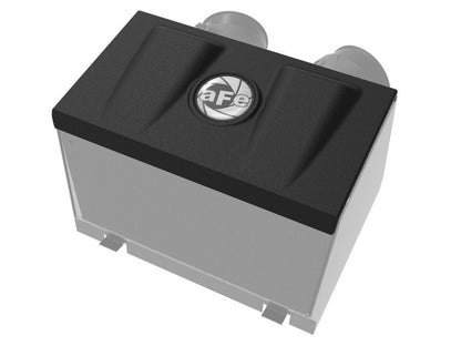 aFe Rapid Induction Intake System Cover, Black, 19-20 Ford Edge Ecoboost V6 2.7L (tt) 52-10003C 52-10003C Photo - Mounted