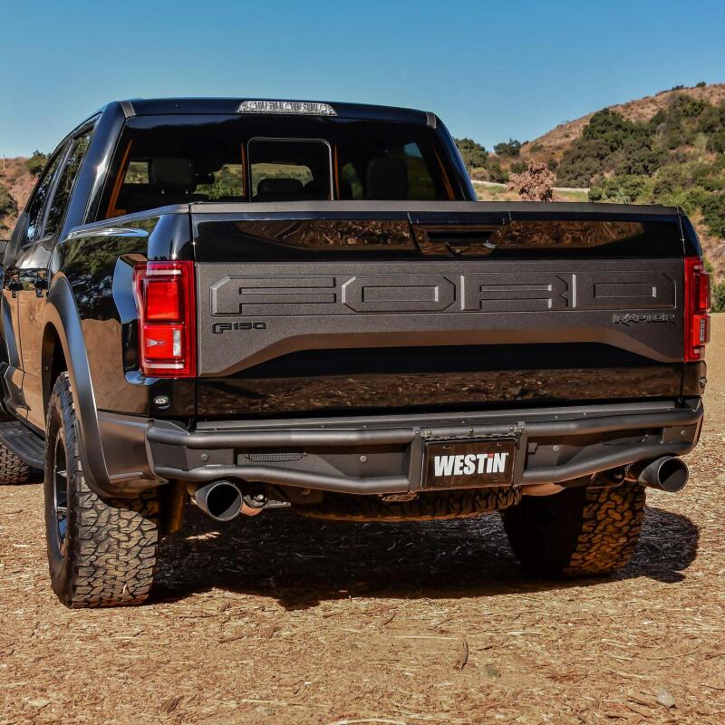 Westin 17-20 Ford F-150 Raptor Outlaw Rear Bumper - Tex. Blk 58-82025 58-82025 Photo - Mounted