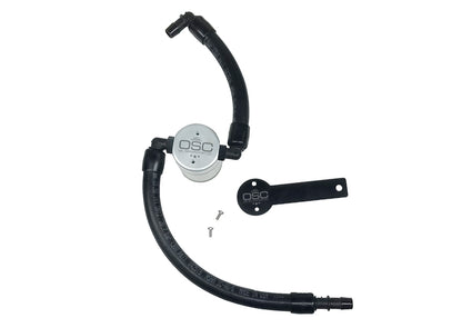 J&L 2019-2023 Dodge Ram 1500 5.7L Oil Separator 3.0 Passenger Side - Clear Anodized 3067P-C 3067P-C Photo - Primary