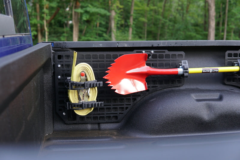 BuiltRight Industries 09-19 RAM 1500 6ft4in Bed Bedside Rack System - Driver/Passenger Front Panel 102073 102073 Photo - lifestyle view
