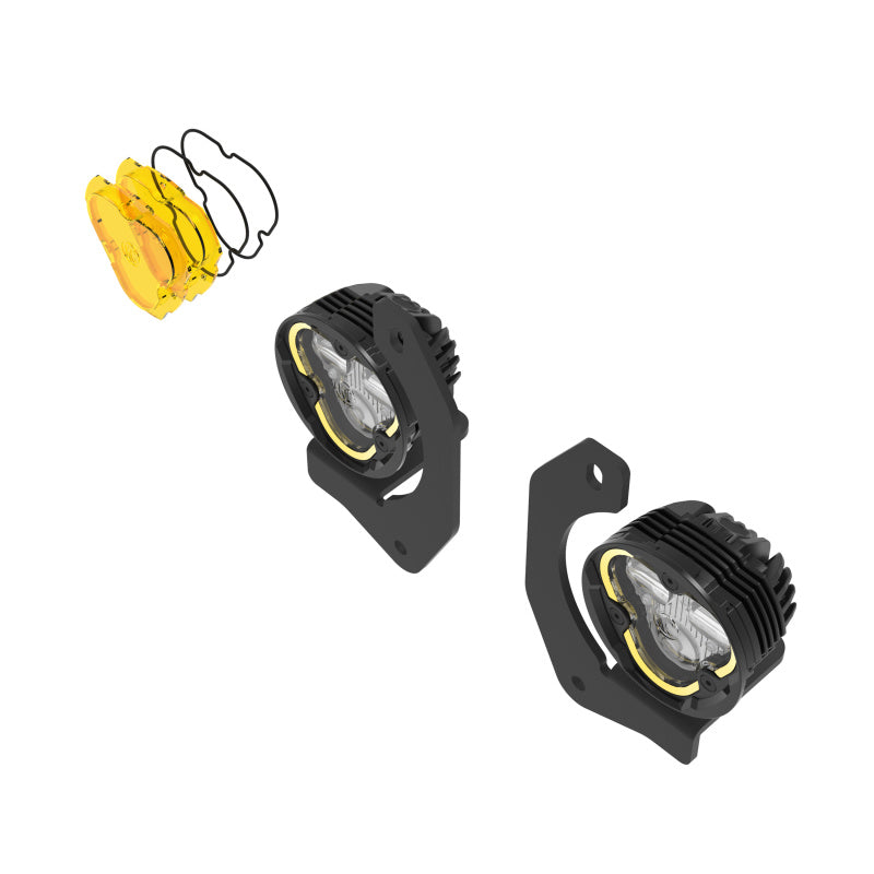 KC HiLiTES FLEX ERA 3 Dual Mode SAE Fog Lights - 2-Light Master Kit for Jeep JK/JL/JT Steel Bumpers 97149 97149 User 3