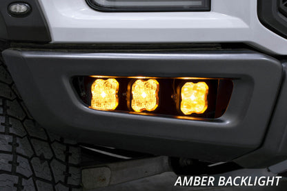 Diode Dynamics 17-20 Ford Raptor SS3 LED Fog Light Kit - Yellow Pro DD6366 DD6366 User 5