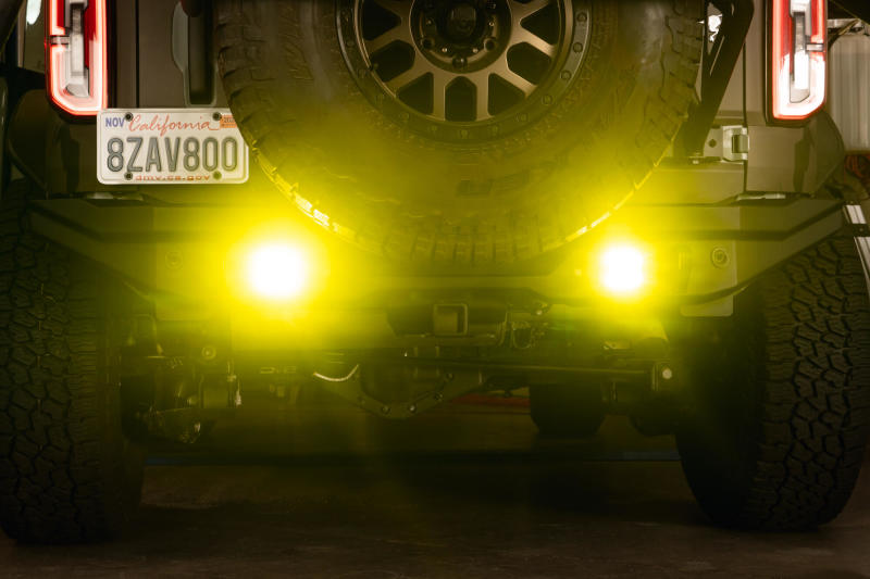DV8 Offroad DV8 3-Inch Elite Series LED Amber Flush Mount Pod Light BE3FMW40W-A BE3FMW40W-A Photo - Unmounted