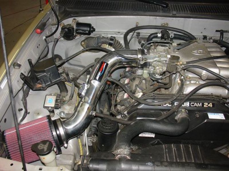 Injen Polished Power-Flow Air Intake 99-04 4Runner / Tacoma 3.4L V6 Only PF2055P Photo - Mounted