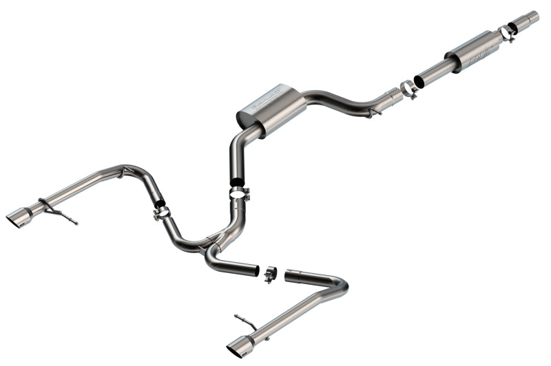 Borla 19-21 VW GLI 2.0L S-Type 3.5in x 5.5in Tip Cat-Back Exhaust 140850SB 140850SB Photo - Primary