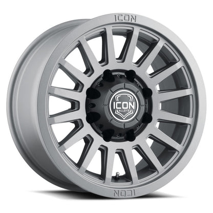 ICON Recon SLX 18x9 8x6.5 BP 12mm Offset 5.5in BS 121.4mm Hub Bore Charcoal Wheel 3618908055CH 3618908055CH Photo - Primary