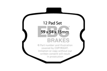 EBC Disc Brake Pad Set DP41771R Photo - Primary