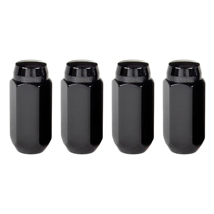 McGard Hex Lug Nut (Cone Seat) M14X1.5 / 13/16 Hex / 1.945in. Length (4-Pack) - Black 64022 64022 Photo - out of package