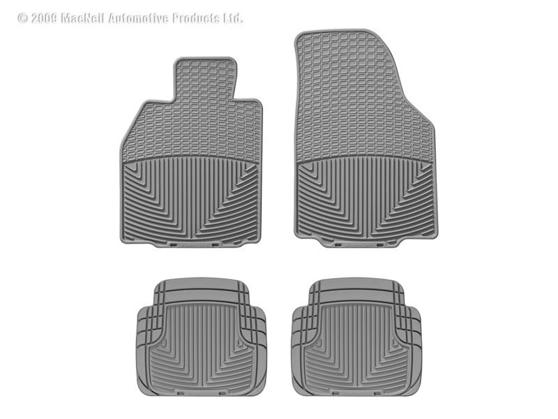 WeatherTech WT Rubber Mats - Rear - Grey Floor Mats Floor Mats - Rubber main image