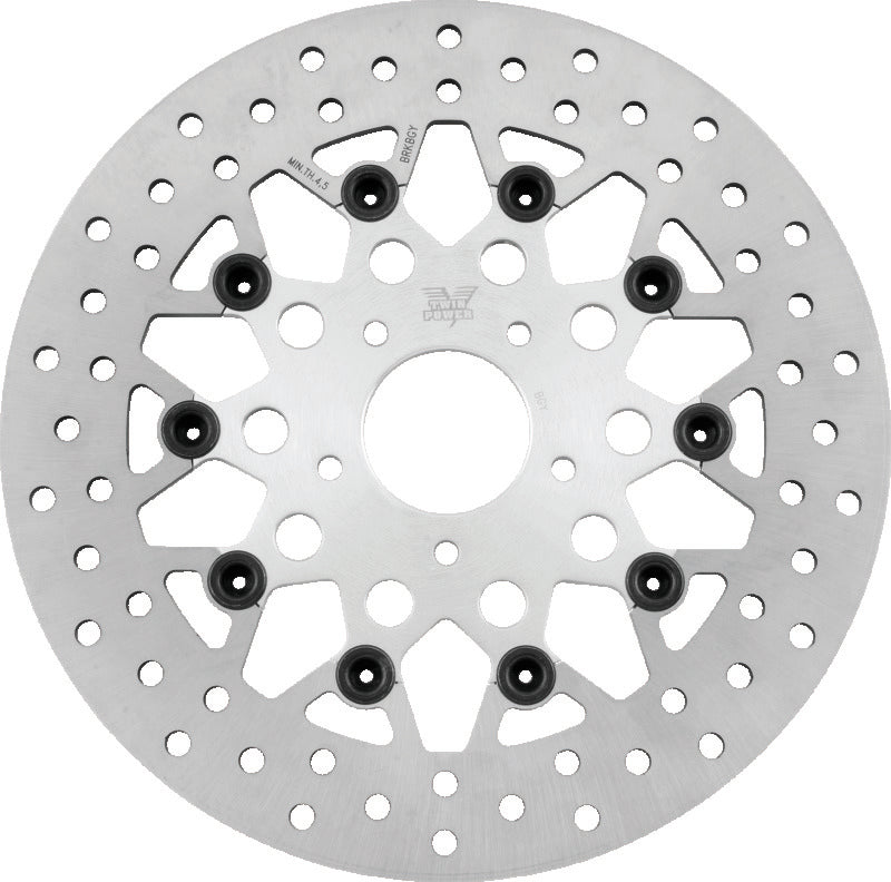 TwinPower Frt 11.5 Fltg Rotor Mesh Silv 666834 666834 Photo - Primary