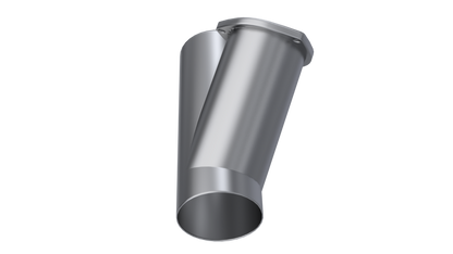 QTP 4in Weld-On QTEC Exhaust Cutout Y-Pipe 10400 10400 Photo - Primary