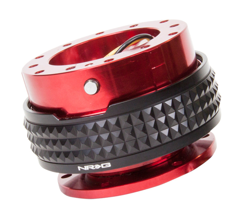 NRG Quick Release Kit - Red Body / Black Pyramid Ring SRK-210RD/BK Photo - Primary