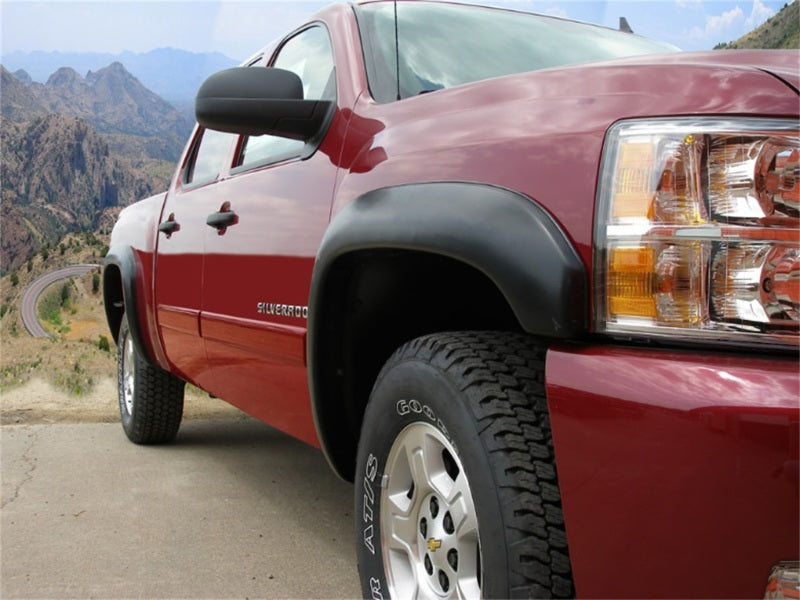 Stampede Black Trail Riderz Smooth Finish 4-Piece Fender Flare for 2007-2013 8512-2 Photo - Primary