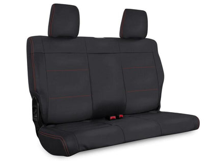PRP Seats PRP 11-12 Jeep Wrangler JK Rear Seat Cover/2 door - Black with Red Stitching B020-01 B020-01 Photo - Primary