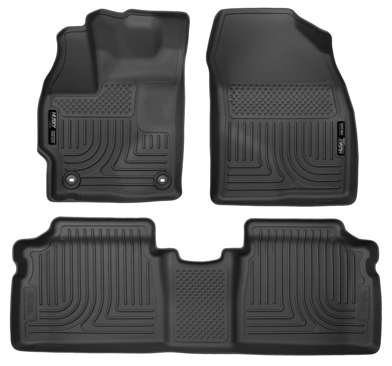 Husky Liners 2015 Toyota Prius WeatherBeater Black Front & 2nd Seat Floor Liners 99511 Photo - Primary