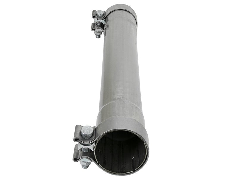 aFe MACH Force-Xp 304 Stainless Steel Resonator 3in Inlet/Outlet x 3in Dia x 16in L 49M10007 49M10007 Photo - Unmounted