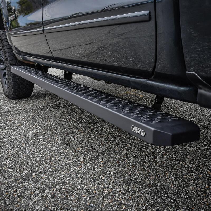 Westin Grate Steps Running Boards 86 in - Textured Black 27-74755 27-74755 Photo - Mounted