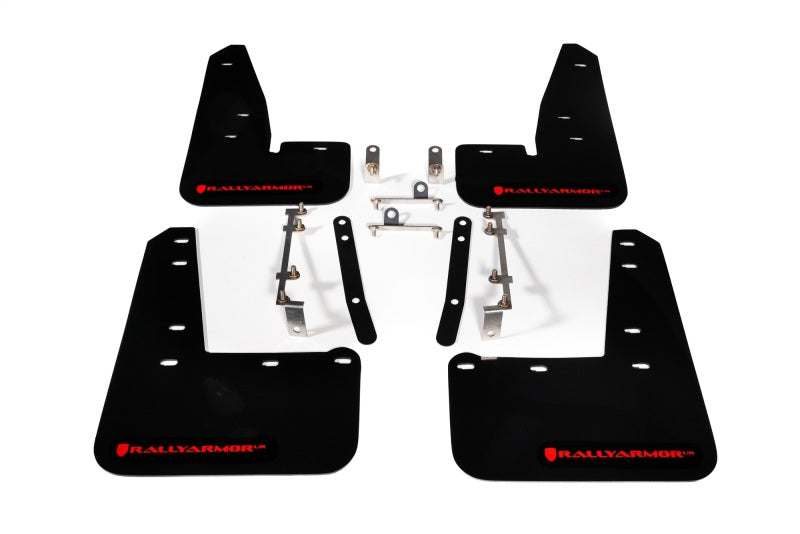 Rally Armor 2023 Toyota GR Corolla Black UR Mud Flap w/ Red Logo MF89-UR-BLK-RD MF89-UR-BLK-RD User 1