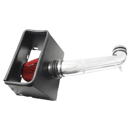 Spectre 03-08 Dodge RAM 1500/2500 V8-4.7/5.7L F/I Air Intake Kit - Clear Anodized w/Red Filter 9932 9932 Photo - Primary