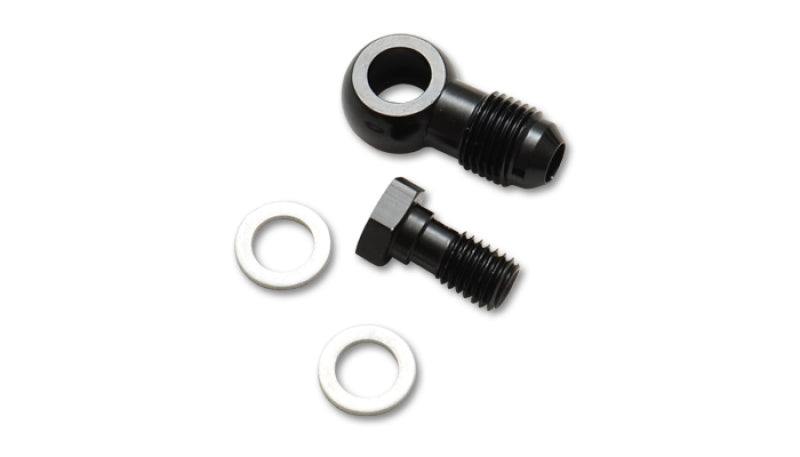 Vibrant -8AN Male Banjo Fitting 16mm x 1.5 Metric; Aluminum + 2 Washers 11535 Photo - Primary